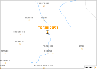 map of Tagourast