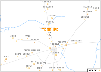 map of Tagoura