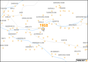 map of Tʼago