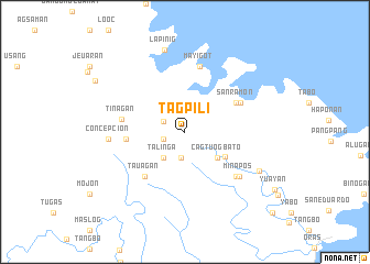 map of Tagpili