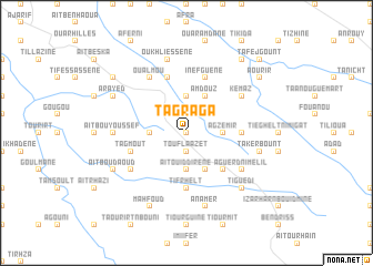 map of Tagraga