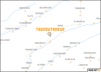 map of Tagrout Ameur