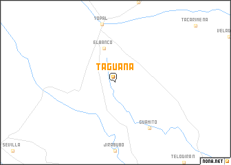 map of Taguana