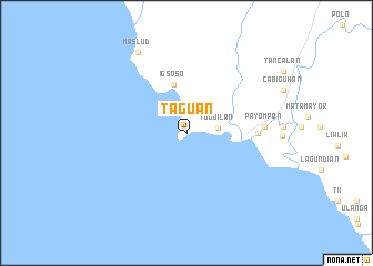 map of Taguan