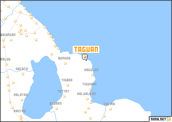 map of Taguan