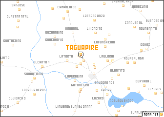 map of Taguapire