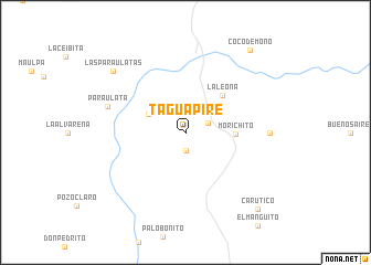 map of Taguapire
