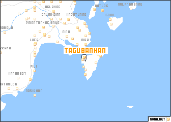 map of Tagubanhan