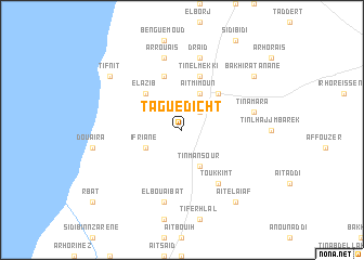 map of Taguedicht