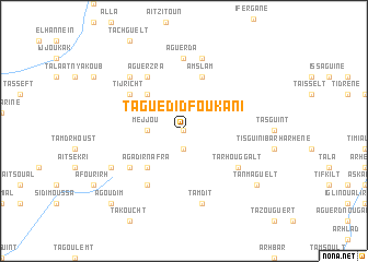 map of Taguedid Foukani