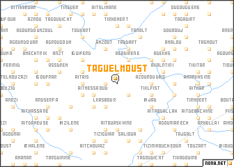 map of Taguelmoust