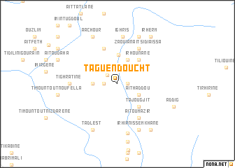 map of Taguendoucht