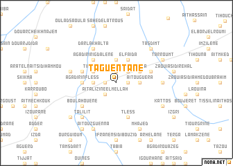 map of Taguentane