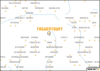 map of Taguentourt