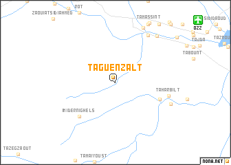 map of Taguenzalt