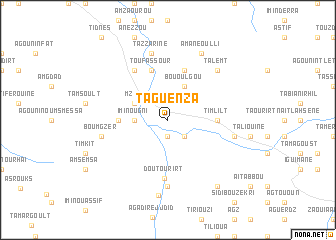 map of Taguenza