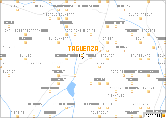 map of Taguenza