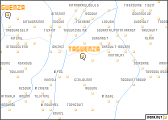 map of Taguenza