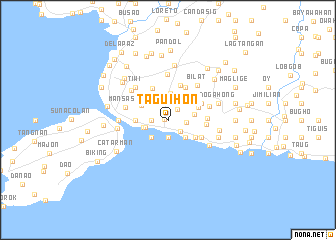 map of Taguihon