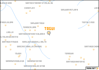 map of Taguí