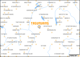 map of Tagundaing