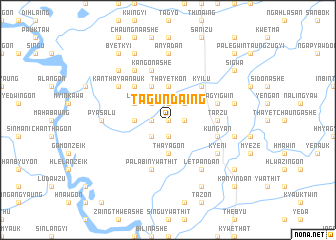 map of Tagundaing