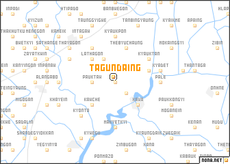 map of Tagundaing