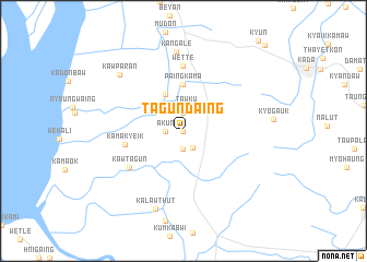 map of Tagundaing