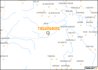 map of Tagundaing