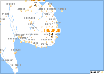 map of Tagup-on