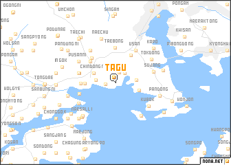 map of Tagu