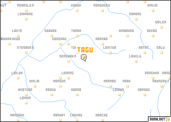 map of Tagu