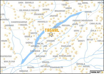 map of Tagwāl