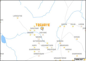 map of Tagwaye