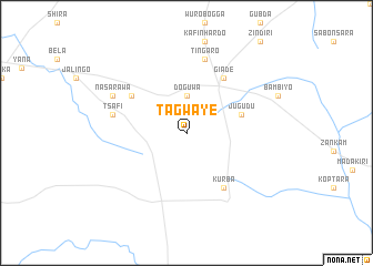 map of Tagwaye