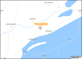 map of Tagwona