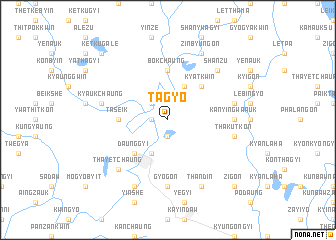 map of Tagyo