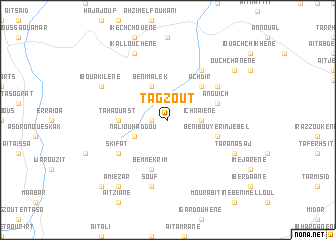 map of Tagzout