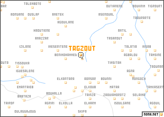 map of Tagzout