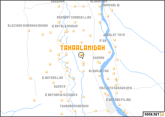 map of Ţāḩā al A‘midah