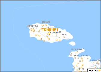 map of Taʼ Ħamet