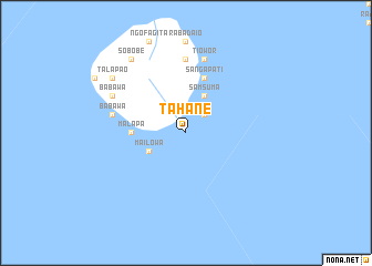 map of Tahane