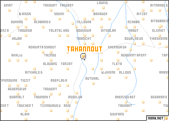 map of Tahannout