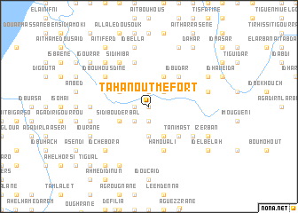 map of Tahanout Mefort