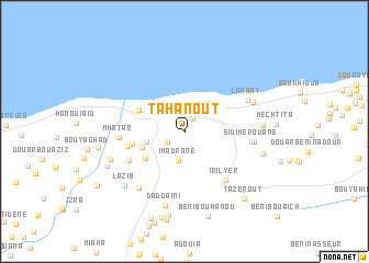 map of Tahanout