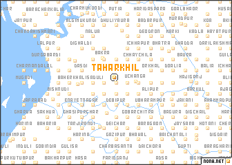 map of Tāharkhil