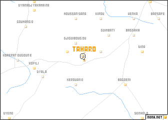 map of Taharo