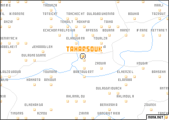 map of Tahar Souk