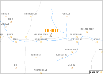 map of Tahati