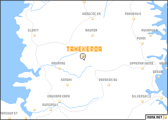 map of Tahekeroa